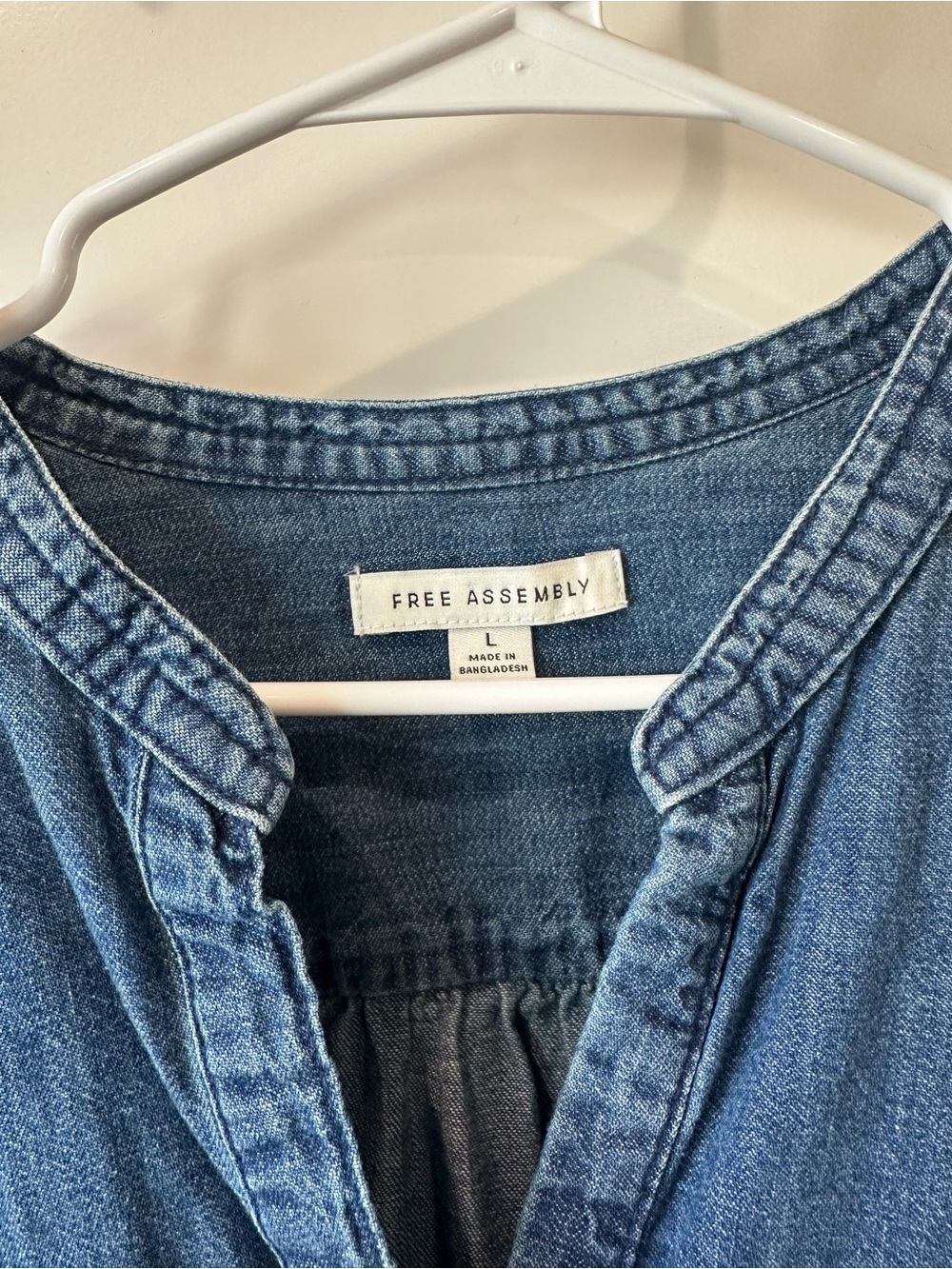 Free Assembly Denim Dress - Picture 3 of 5